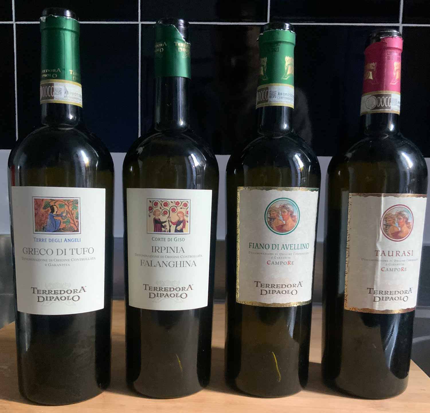 Vini azienda Terredora di Paolo