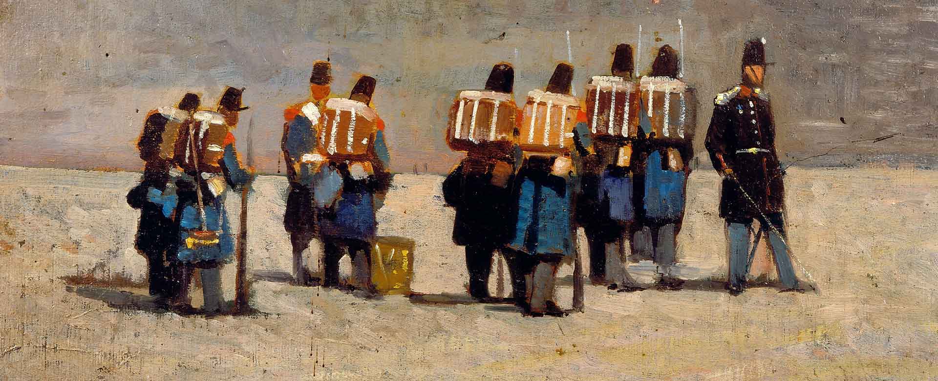Soldati francesi del '59 di Giovanni Fattori (1859 circa) Collezione privata