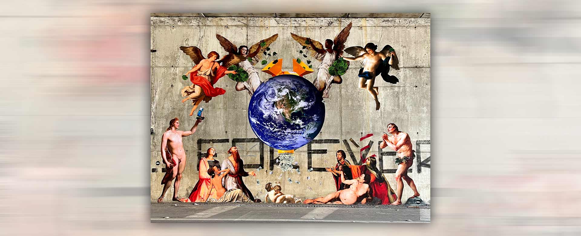 Il murales di Caiozzama realizzato per l’edizione 2022 del festival
