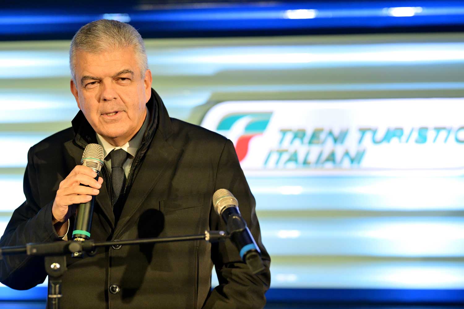 Luigi Ferraris, AD del Gruppo FS, interviene a Roma Termini in occasione del primo viaggio del treno di Treni Turistici Italiani