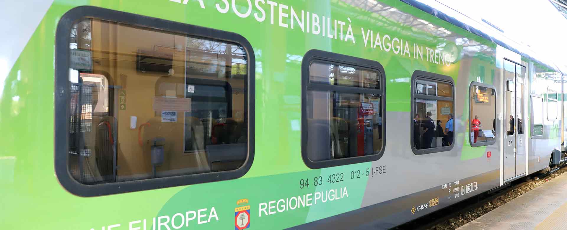 In Puglia un treno dedicato alla sostenibilità