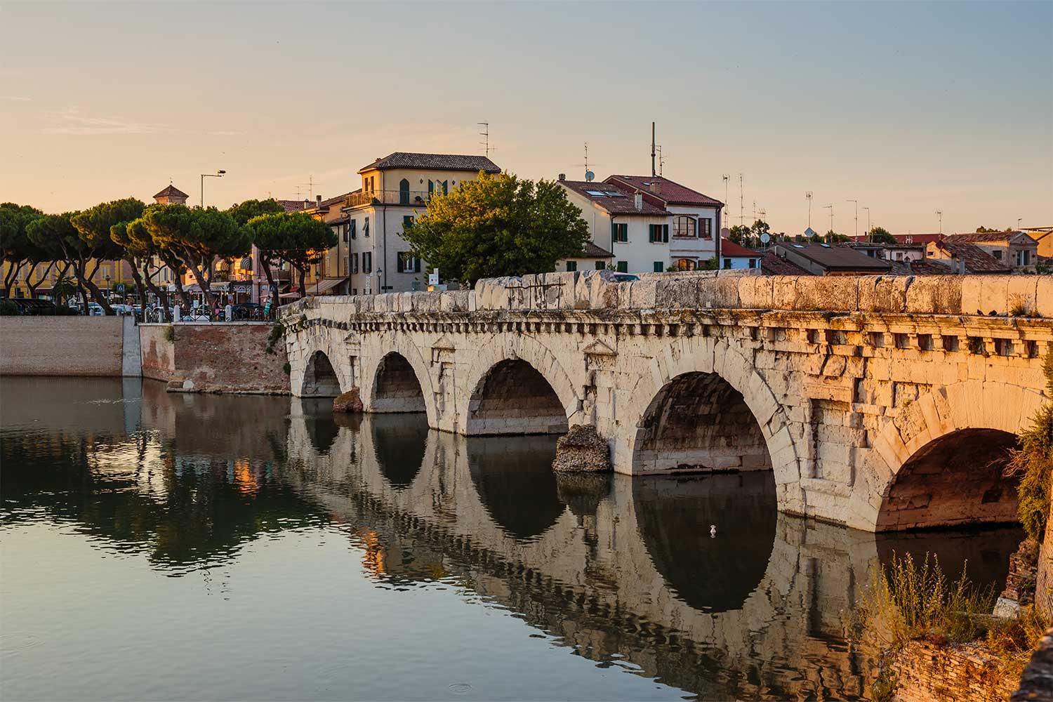 rimini, ponte tiberio 